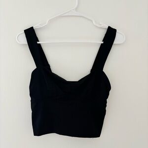 black forever 21 crop top/tank